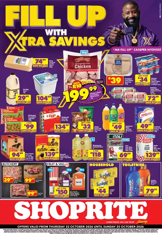 Shoprite catalogue in Grahamstown | Shoprite Xtra Savings Eastern Cape 22 October - 25 October | 2026-10-21T00:00:00.000Z - 2026-10-25T00:00:00.000Z