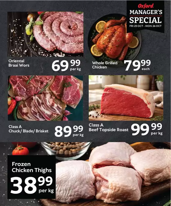 Oxford Freshmarket catalogue in Sandton | Save now with our deals | 2026-10-23T00:00:00.000Z - 2026-10-26T00:00:00.000Z