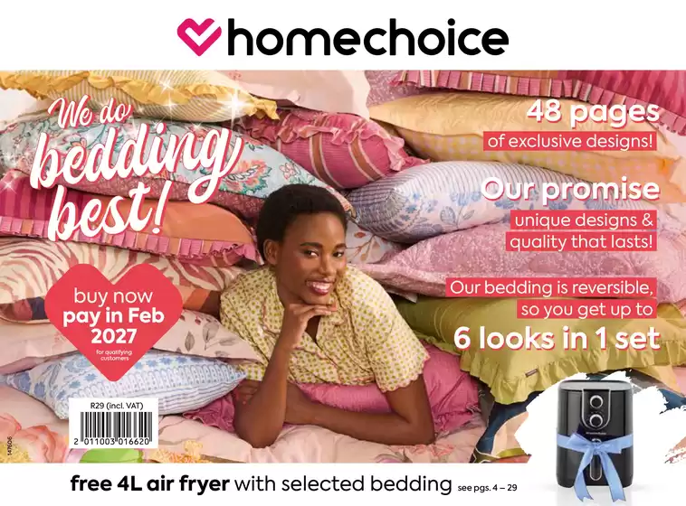 HomeChoice catalogue | We do bedding best! | 2026-10-26T00:00:00.000Z - 2026-12-17T00:00:00.000Z