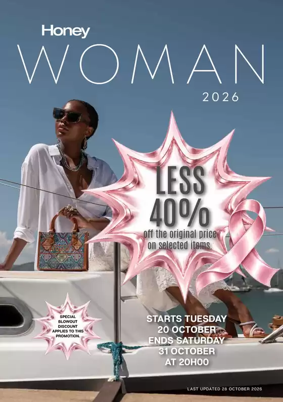 Honey Fashion Accessories catalogue | Honey Woman 2026 LESS 40 16 | 2026-10-20T00:00:00.000Z - 2026-10-31T00:00:00.000Z