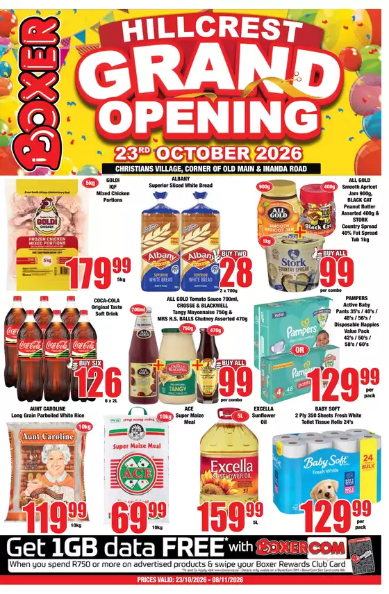 Boxer catalogue in Edenvale | Hillcrest Grand Opening | 2026-10-23T00:00:00.000Z - 2026-11-08T00:00:00.000Z