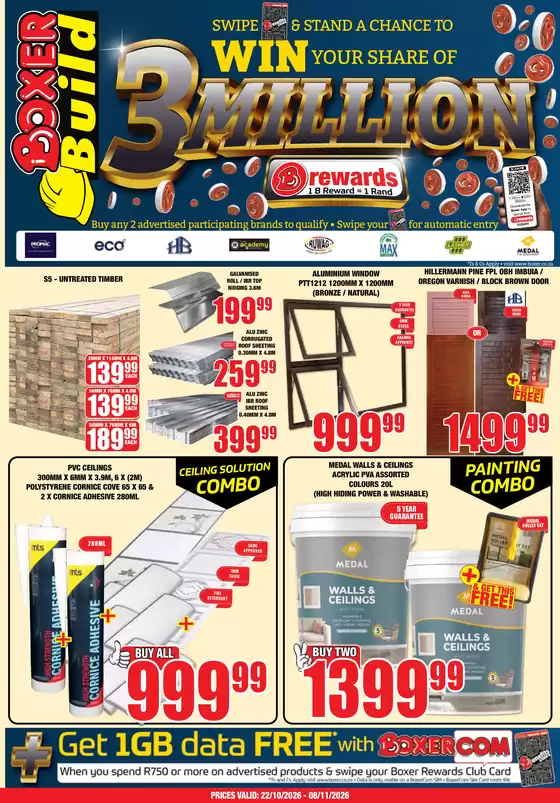 Boxer Build catalogue in Bontheheuwel | EC October ME Build | 2026-10-22T00:00:00.000Z - 2026-11-08T00:00:00.000Z