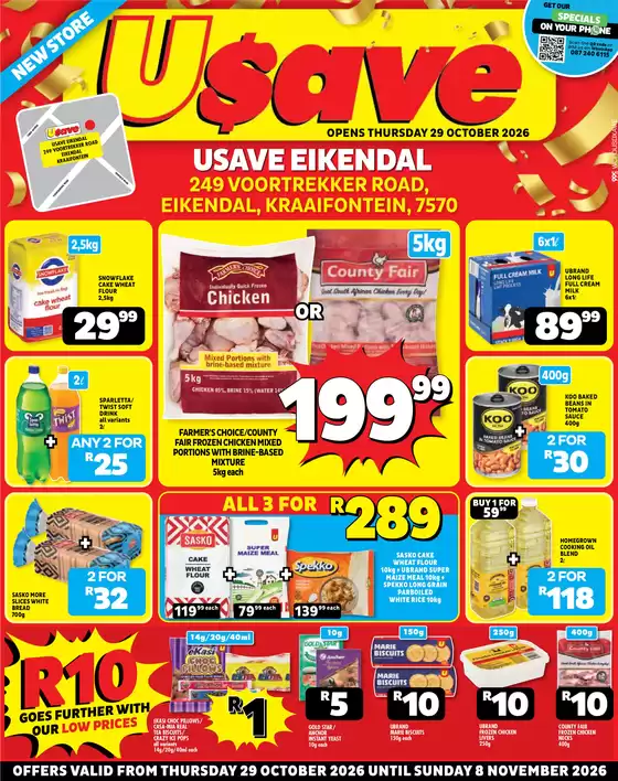 Usave catalogue | Wcnewstorepricesavings29oct08nov2026 | 2026-10-29T00:00:00.000Z - 2026-11-08T00:00:00.000Z