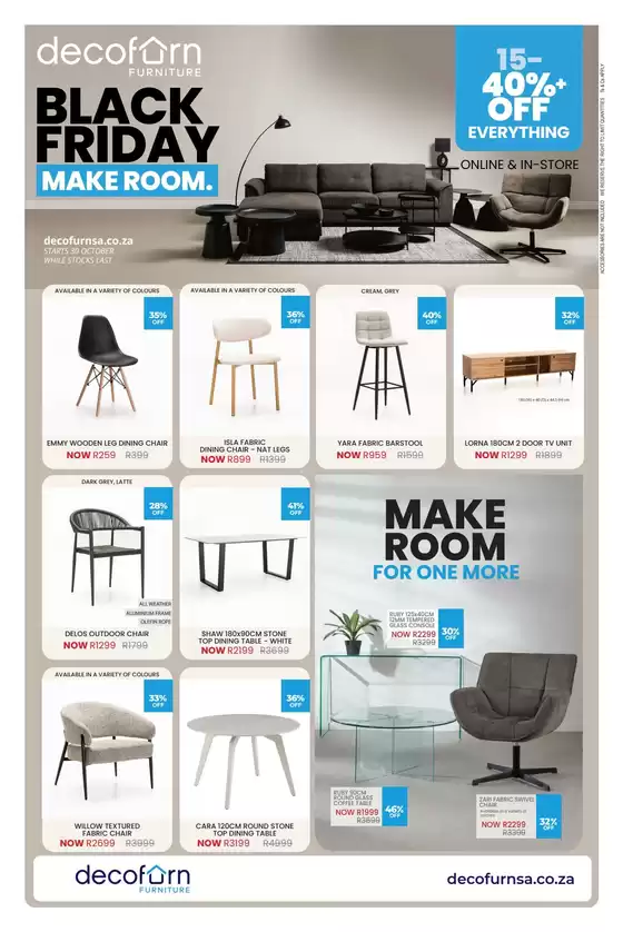 Decofurn catalogue | Decofurn weekly specials | 2026-10-30T00:00:00.000Z - 2026-11-13T00:00:00.000Z