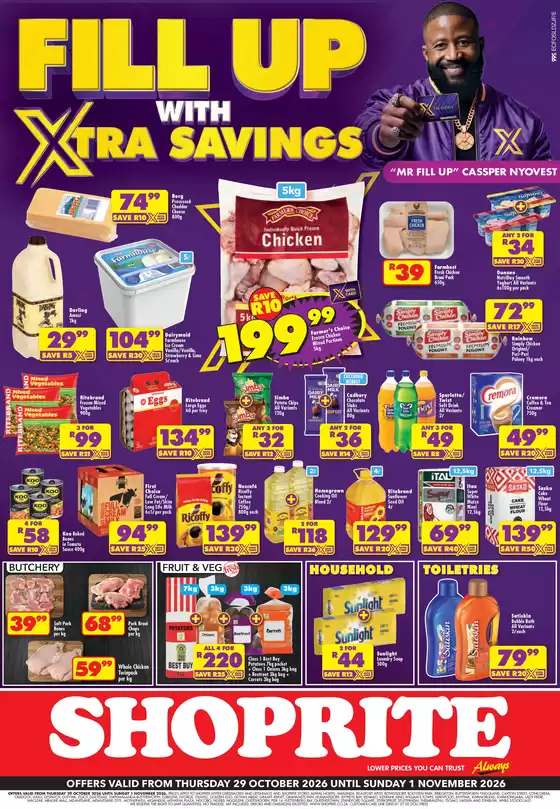 Shoprite catalogue in Mdantsane | Shoprite Xtra Savings Eastern Cape 29 October - 1 November | 2026-10-28T00:00:00.000Z - 2026-11-01T00:00:00.000Z