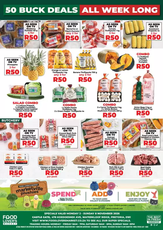 Food Lover's Market catalogue | Castle Gate - 50 Buck Week - 2 - 8 November 2026 | 2026-11-01T00:00:00.000Z - 2026-11-08T00:00:00.000Z
