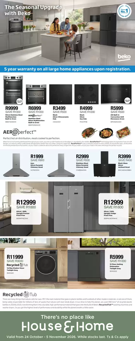 House & Home catalogue in Bophelong | Discounts and promotions | 2026-10-24T00:00:00.000Z - 2026-11-05T00:00:00.000Z