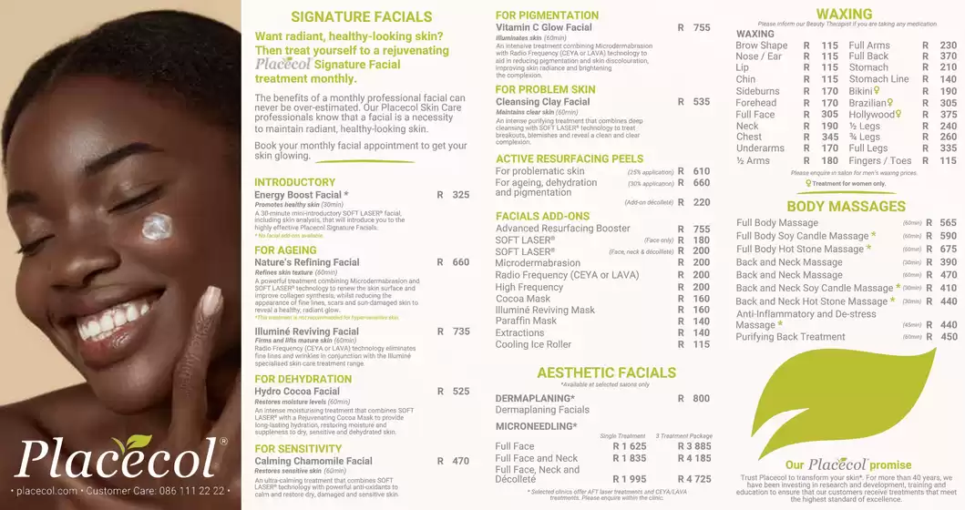 Dream Nails Treatment Menu 2024/2025