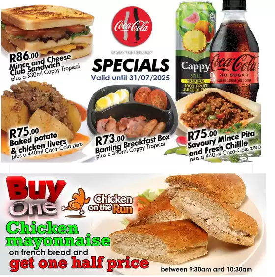 Specials Sandwich Baron