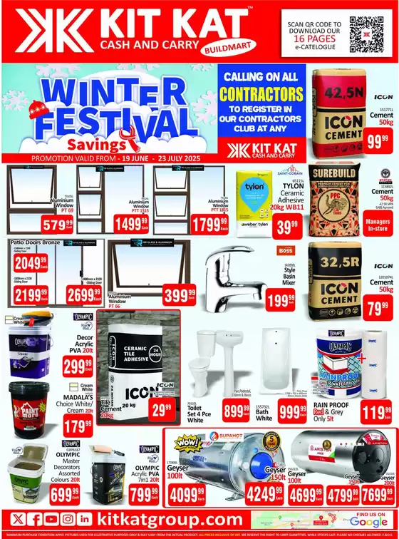 Attractive special offers for everyone