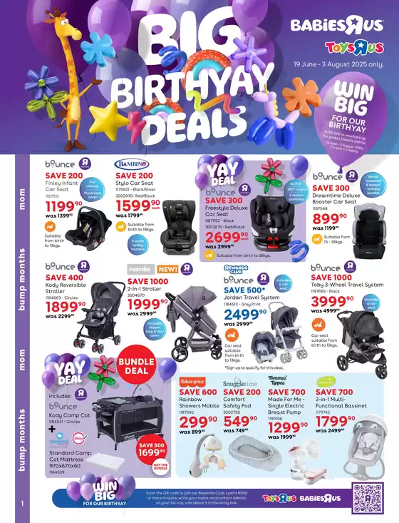 Babies R Us weekly specials