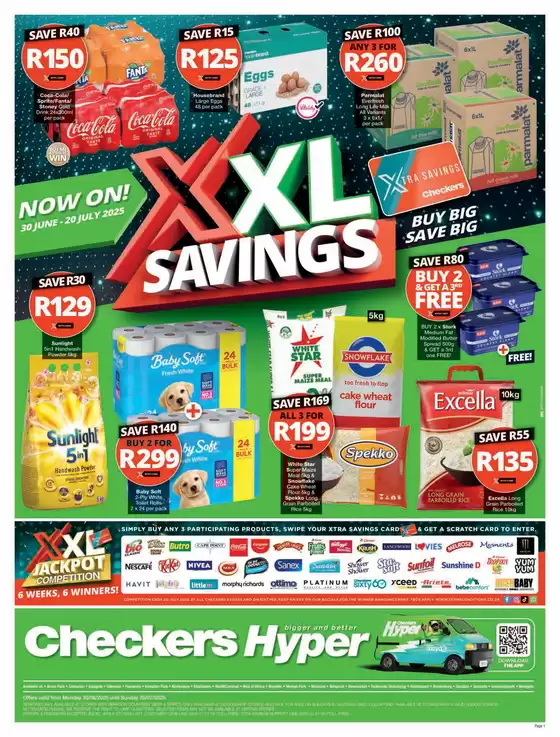 Checkers Hyper XXL Savings Gauteng 30 June