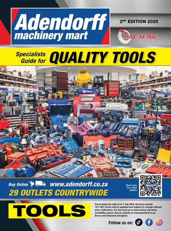 Adendorff Machinery Mart catalogue | Adendorff Machinery Mart Buyers Guide - English | 2025-07-01T00:00:00.000Z - 2025-07-31T00:00:00.000Z