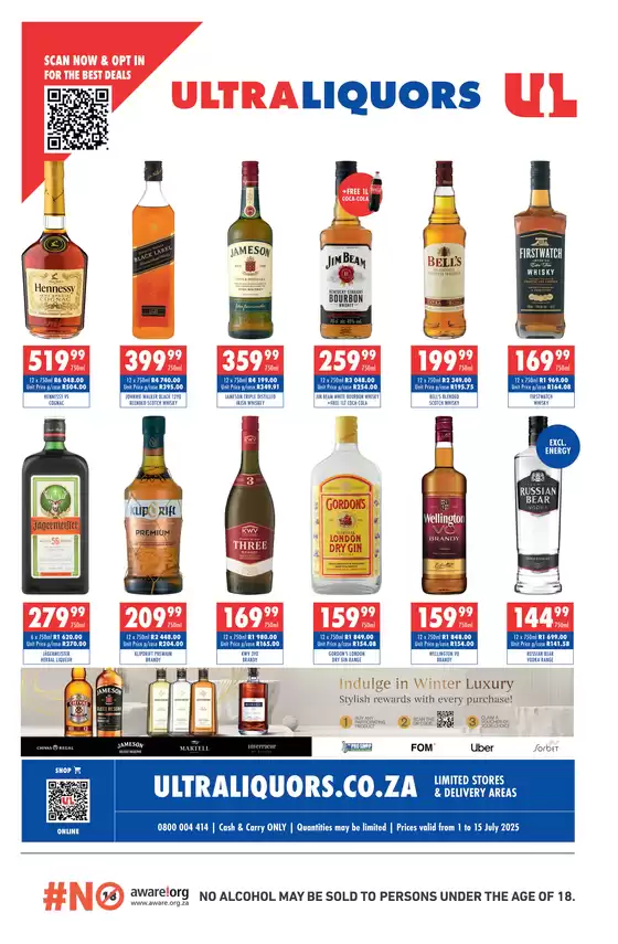 Ultra Liquors Sale