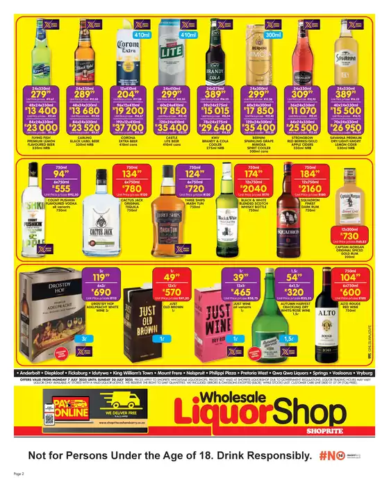 Shoprite LiquorShop weekly specials