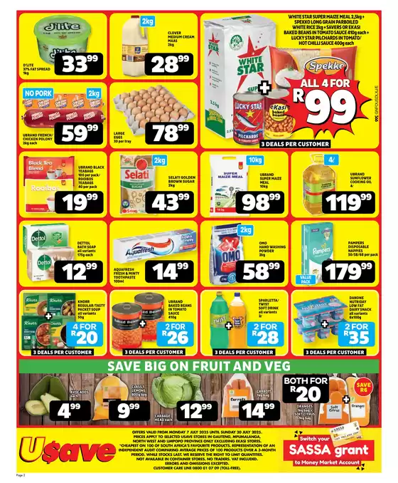 Usave weekly specials