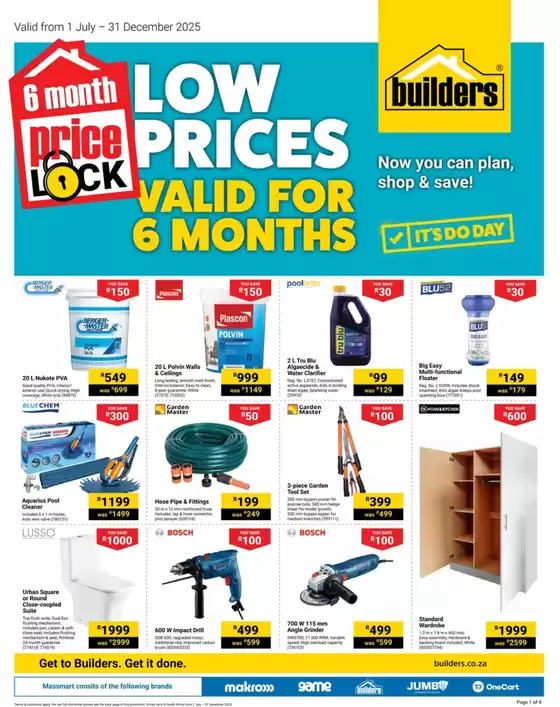 Builders : Price Lock