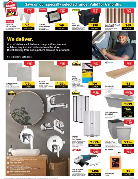 Builders : Price Lock