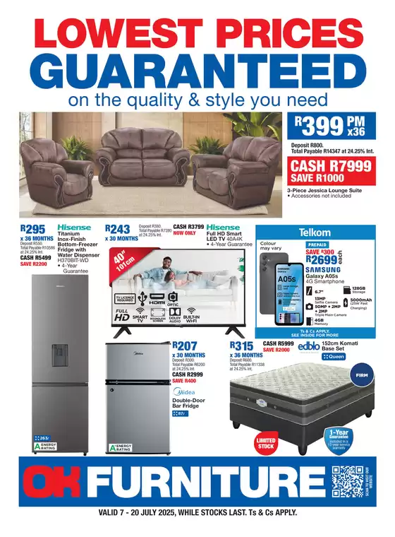 Latest deals OK Furniture