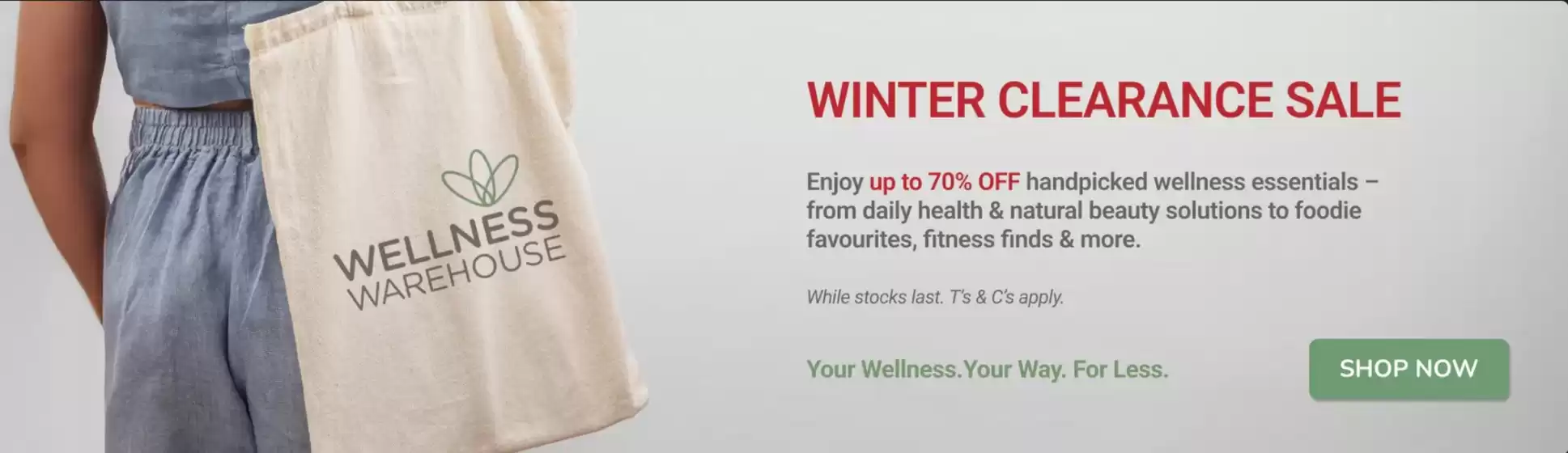 Wellness Warehouse catalogue in Sandton | Winter Clearance Sale | 2025-07-09T00:00:00.000Z - 2025-07-23T00:00:00.000Z