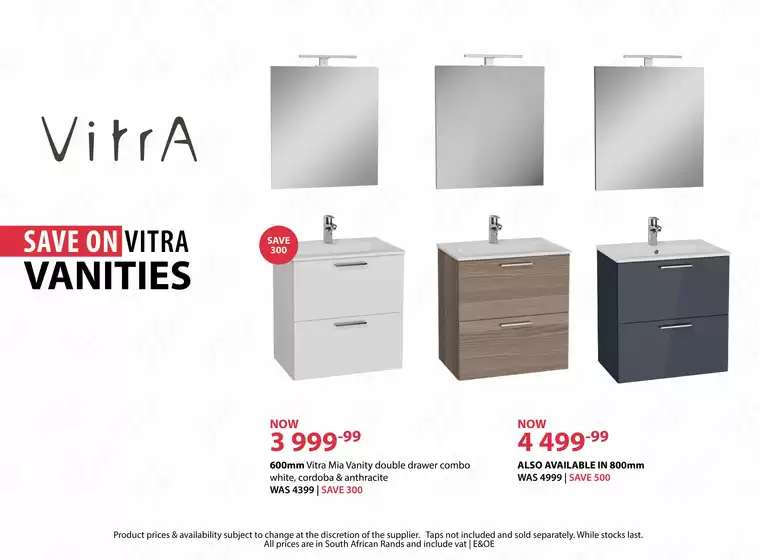 Save On Vitra Vanities
