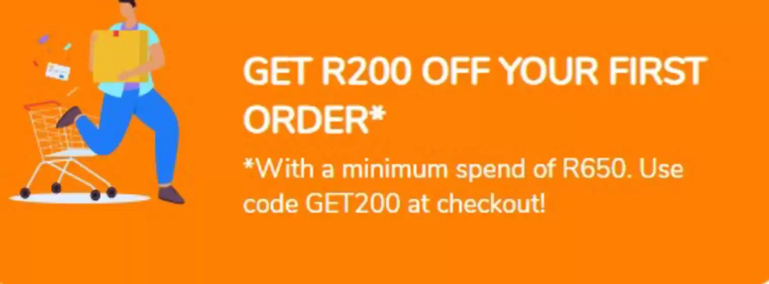 Get R200 Off Your First Order
