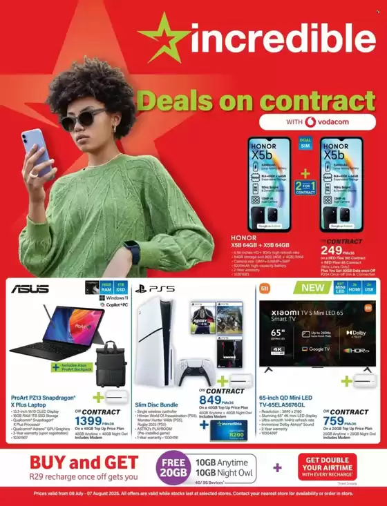 Deals On Contract With Vodacom