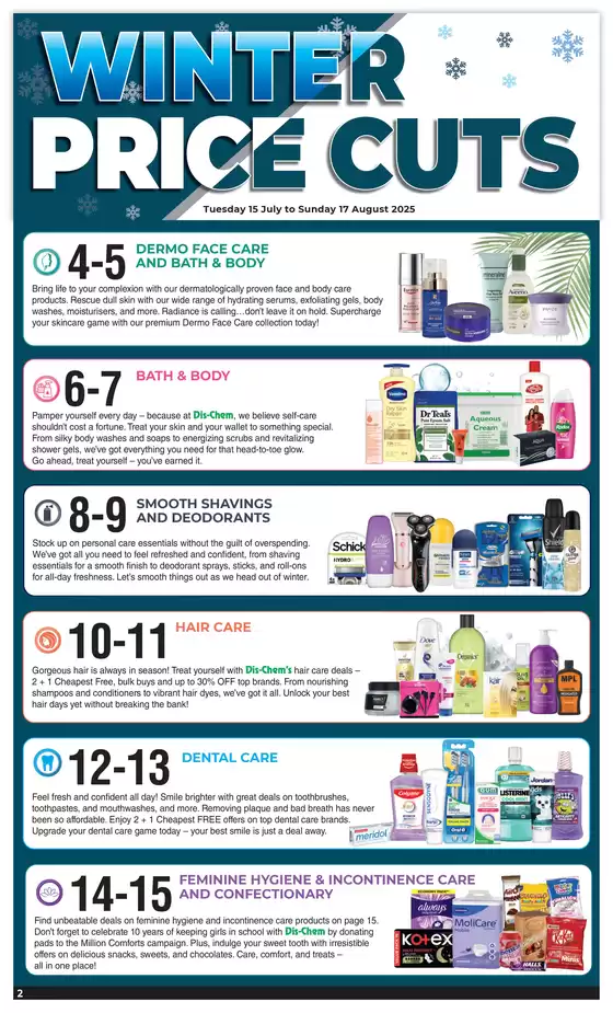 Winter Price Cuts