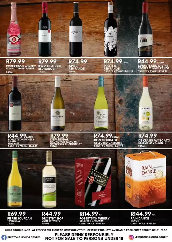 Wine Specials