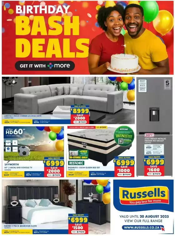 Birthday Bash Deals