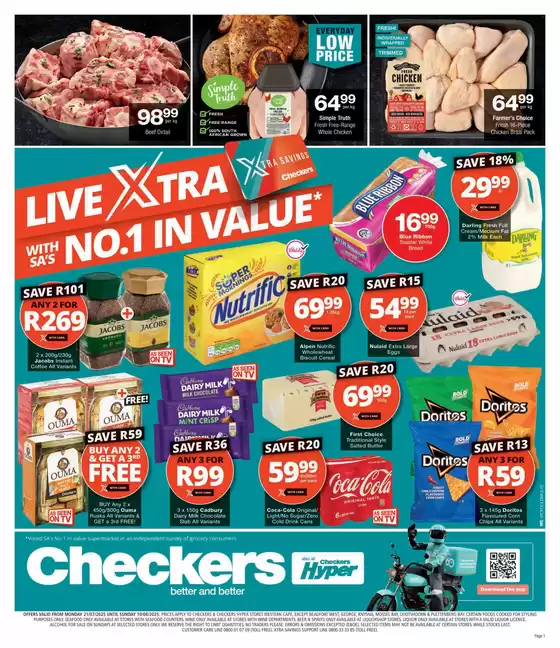 Checkers July Month-End Promotion Western Cape 21 July