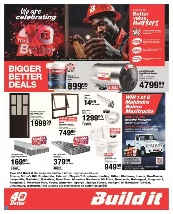 Great offer for all customers