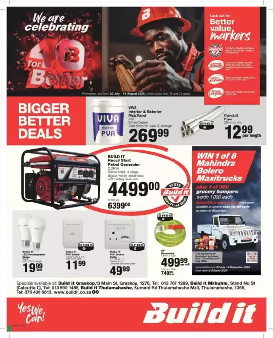 Attractive special offers for everyone