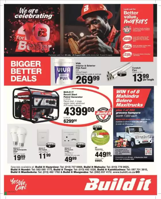 Exclusive deals and bargains