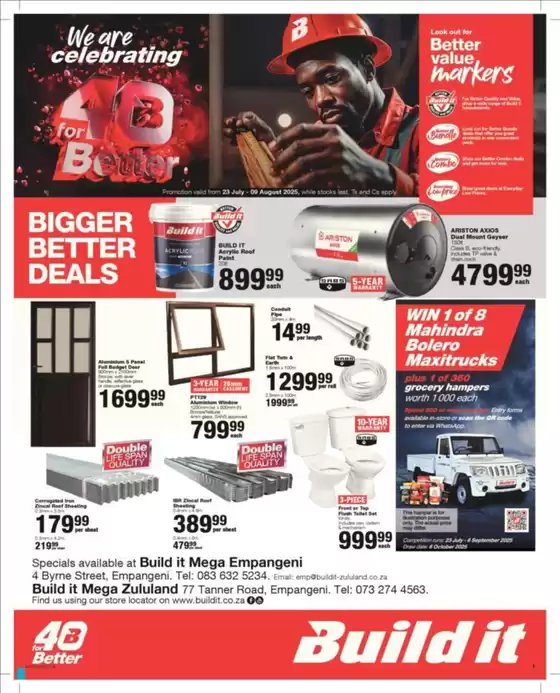 Great offer for all customers