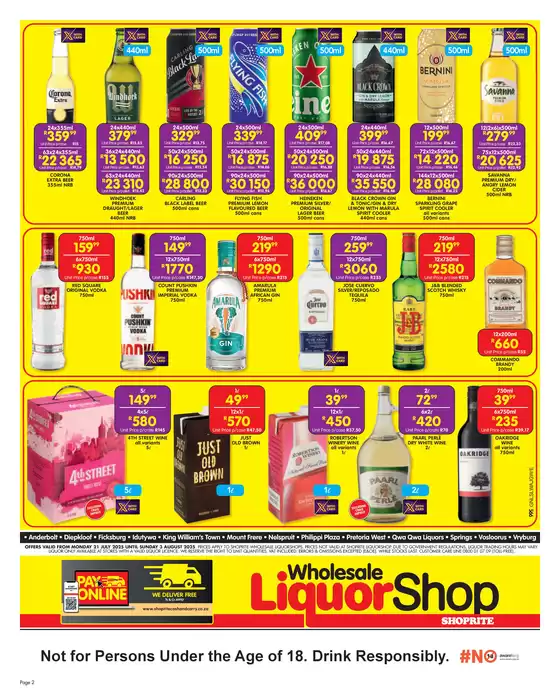 Shoprite LiquorShop weekly specials