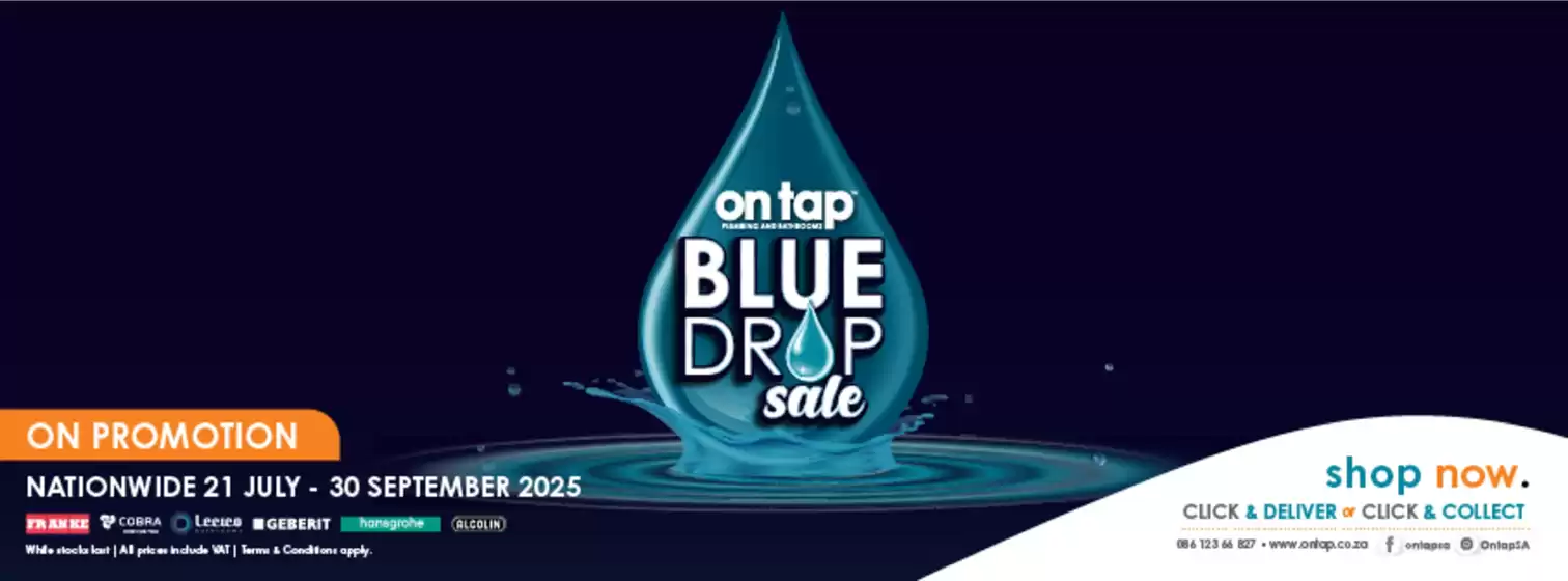 Blue Drop Sale