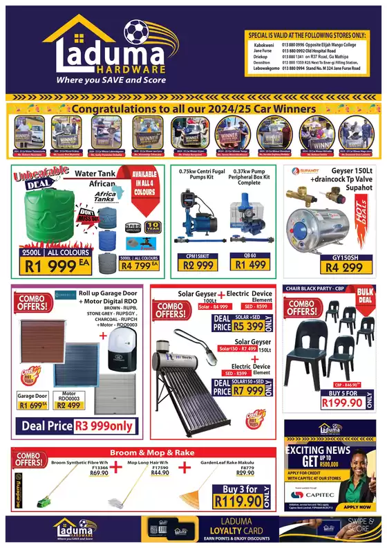 Laduma Hardware Sale!