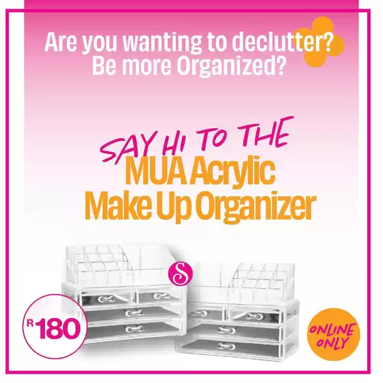 Say hi to MUA acrylic make up organizer