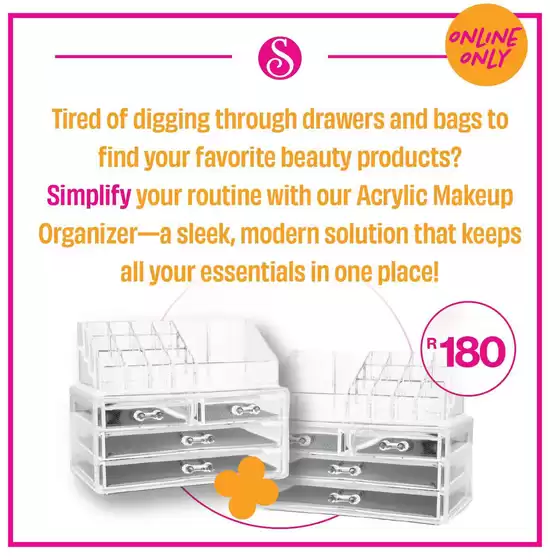 Say hi to MUA acrylic make up organizer