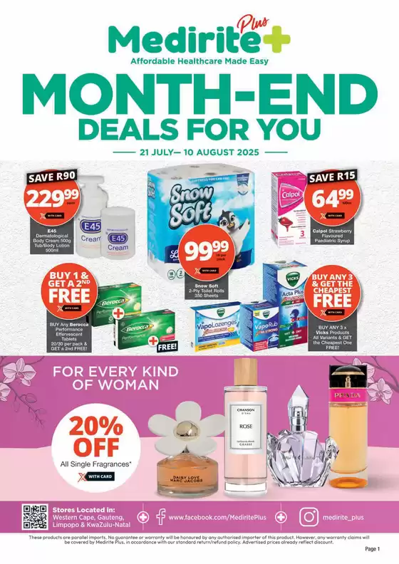Month-end deals for you