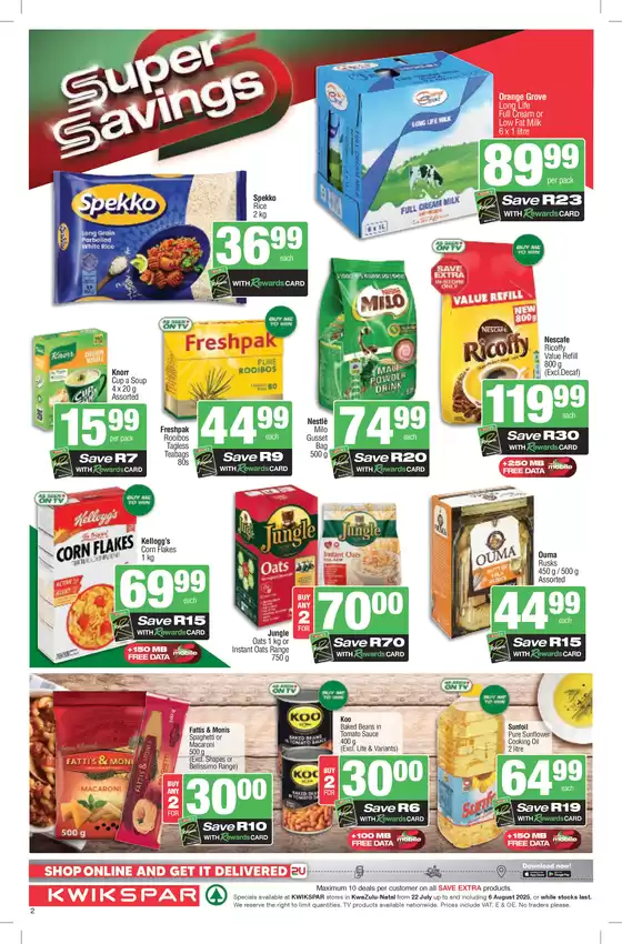 Special offers for you