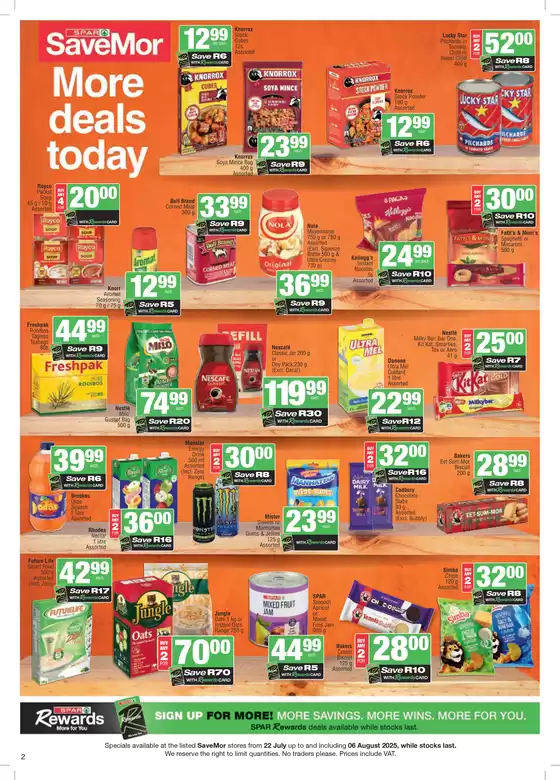 Great discounts on selected products