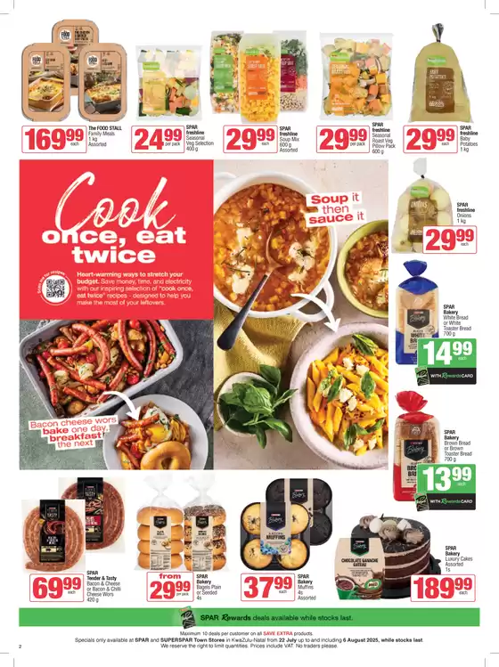 Current special promotions