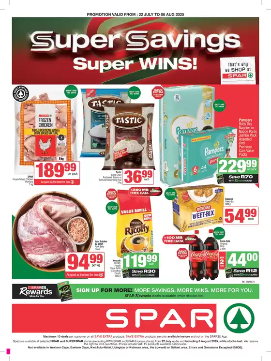 Wide range of offers