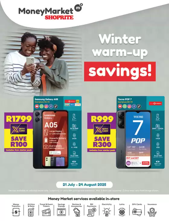Shoprite Money Market Deals 21 July - 24 August