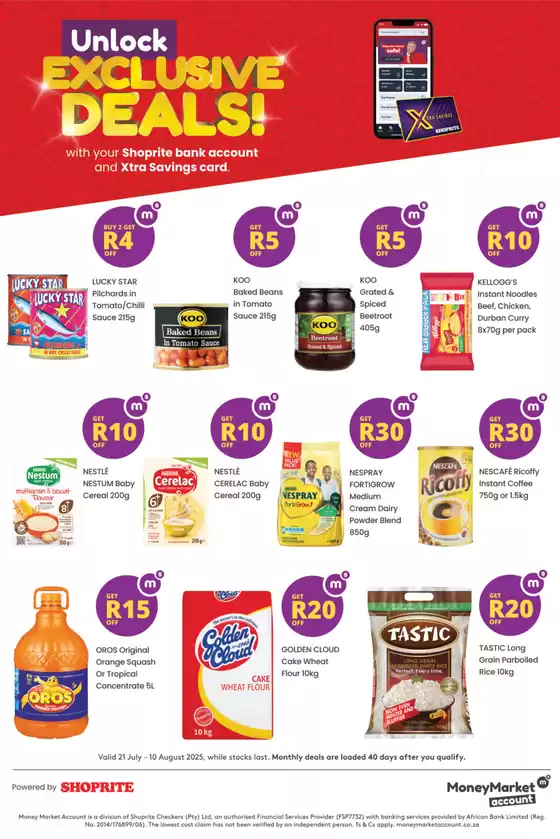 Top deals and discounts
