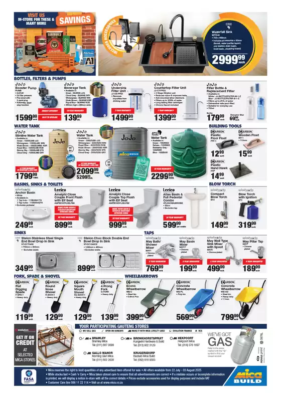 Exclusive bargains