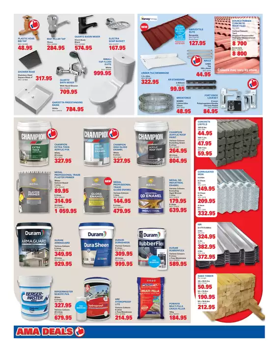 Great discounts on selected products