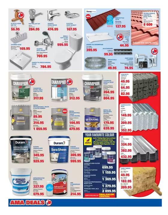 Current special promotions